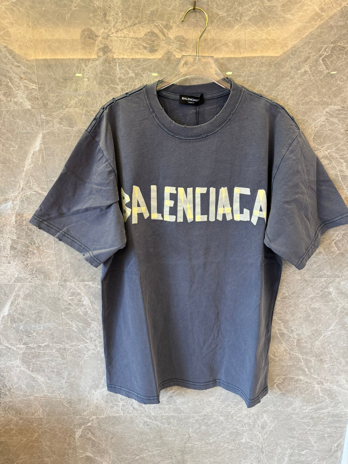 Balenciaga oversized t-shirts in vintage washed effect