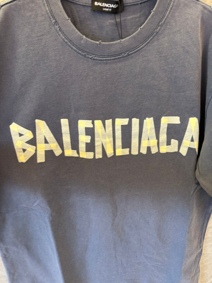 Balenciaga oversized t-shirts in vintage washed effect