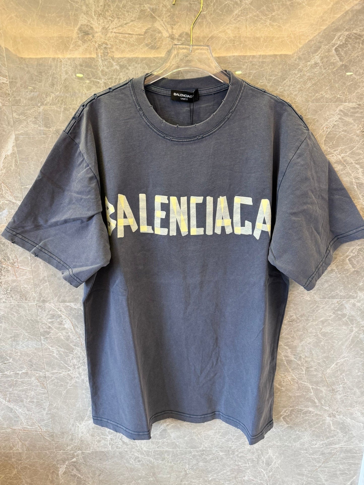 Balenciaga oversized t-shirts in vintage washed effect