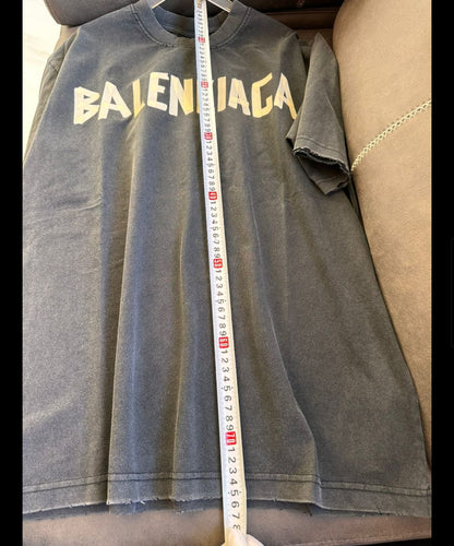 Balenciaga oversized t-shirts in vintage washed effect