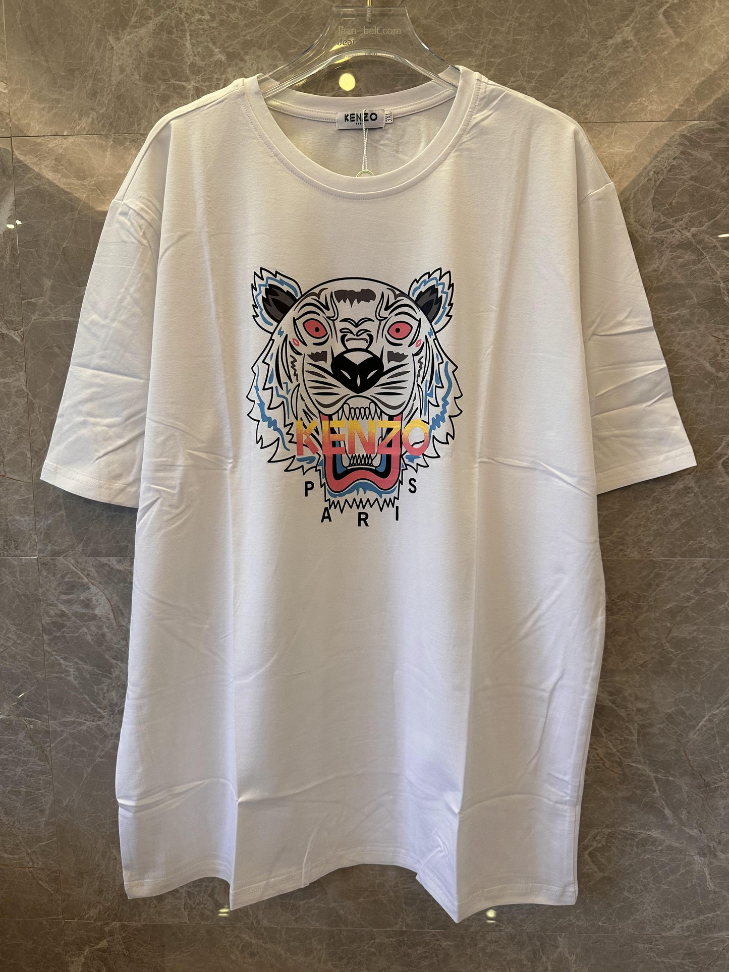 Kenzo tiger head logo oversized t-shirt