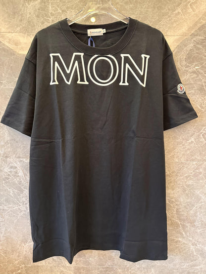 Moncler logo t-shirt in black