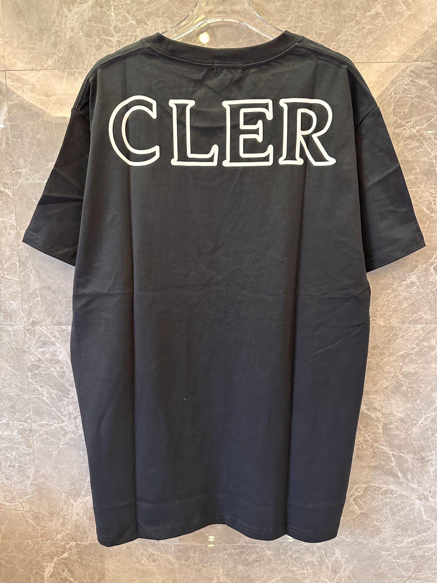 Moncler logo t-shirt in black