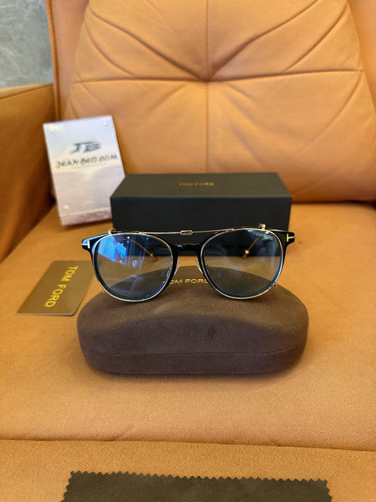 Tom Ford blue lens round sunglasses