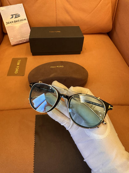 Tom Ford blue lens round sunglasses