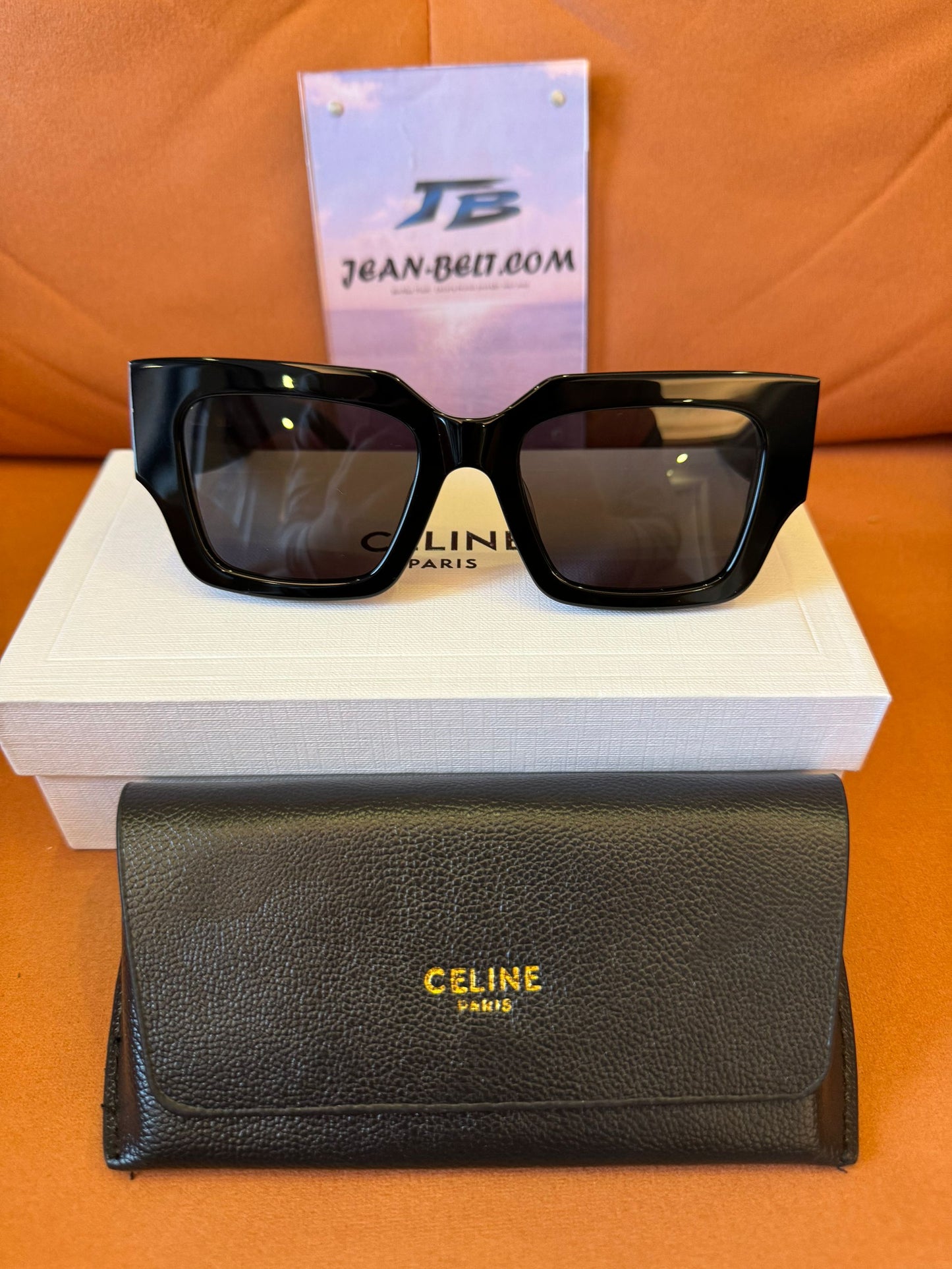 Celine Triomphe oversized square sunglasses