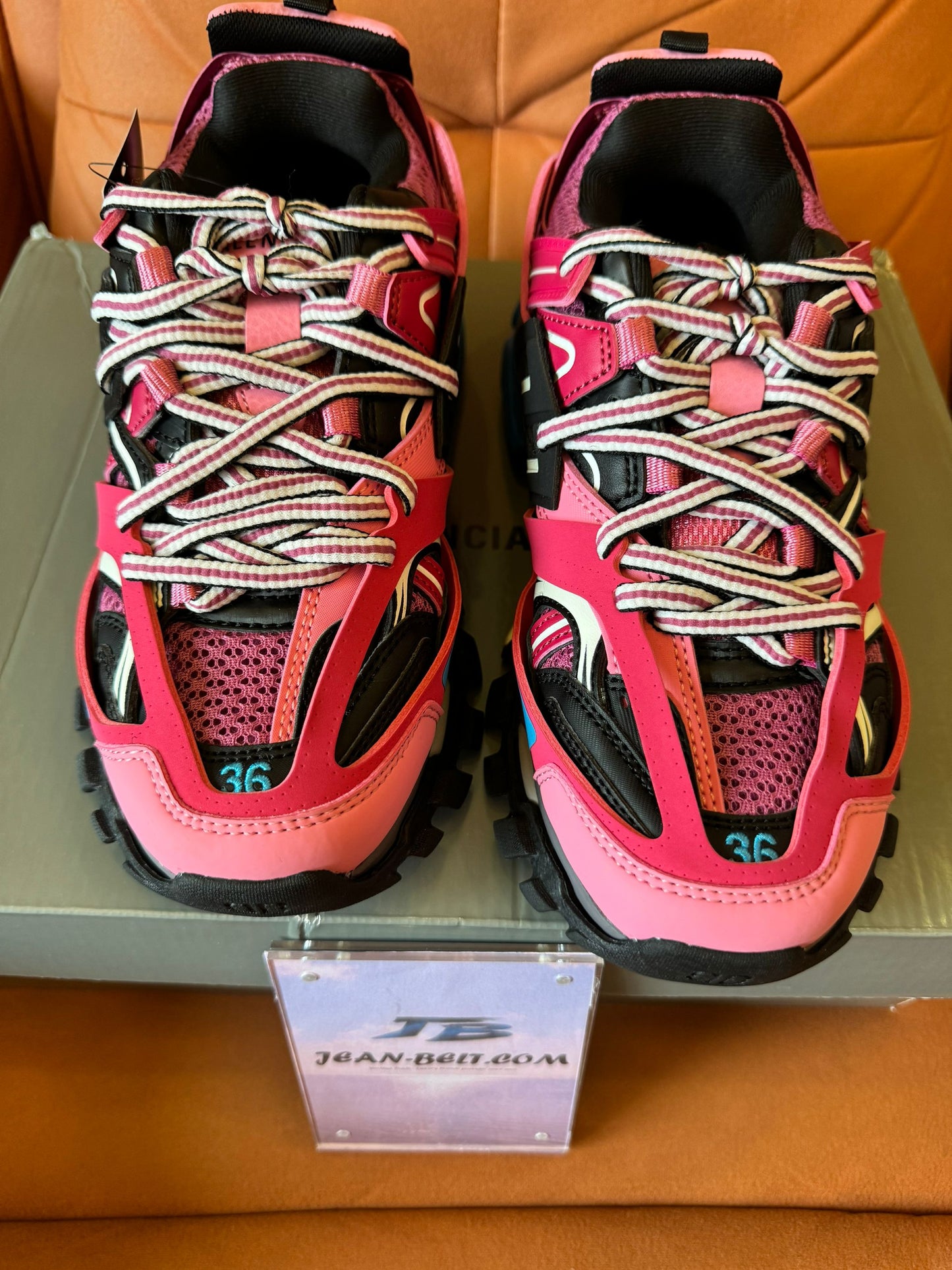 Balenciaga Track 2 sneakers pink/black/blue"