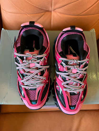 Balenciaga Track 2 sneakers pink/black/blue"