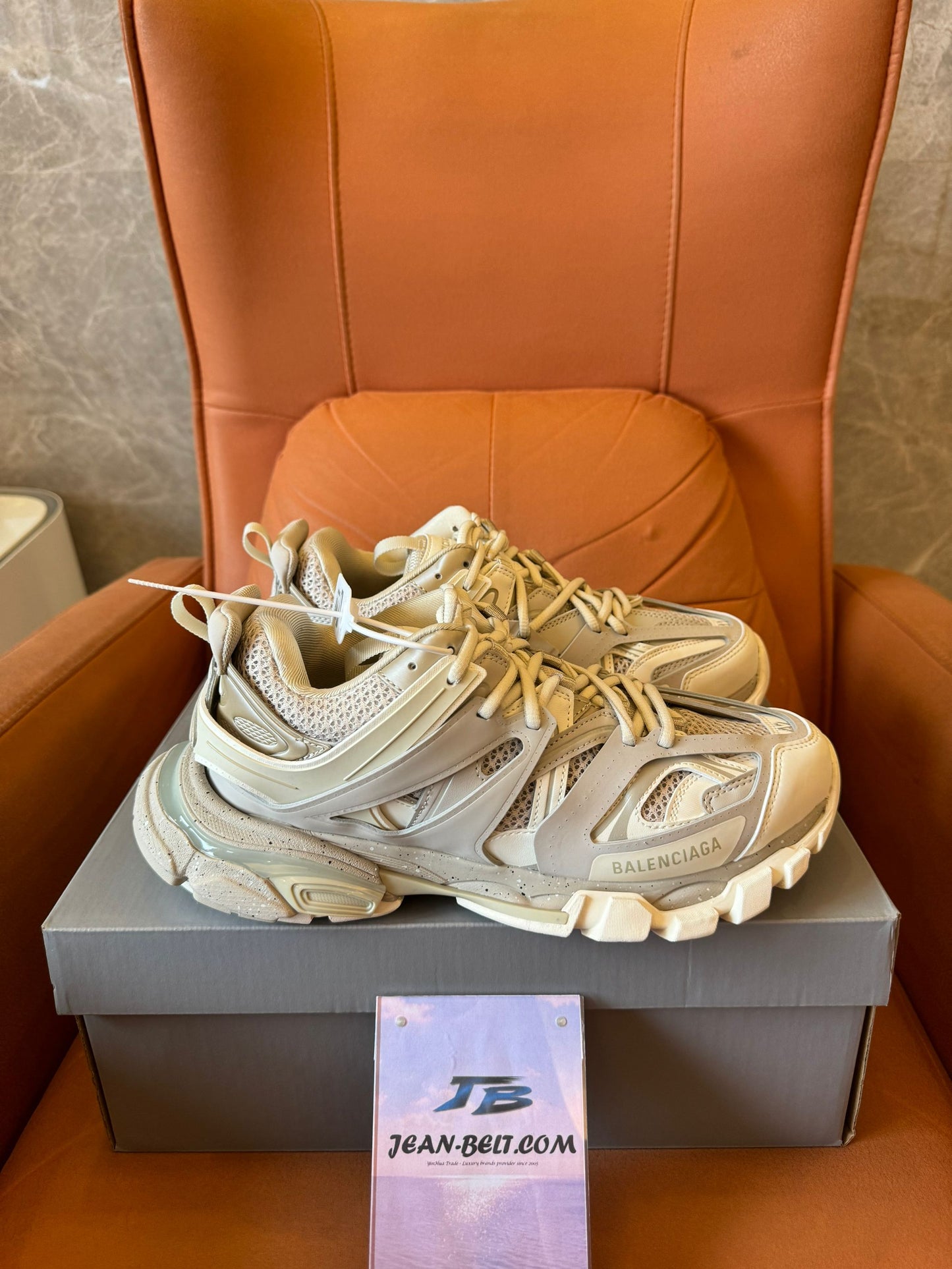 Balenciaga track beige sneakers