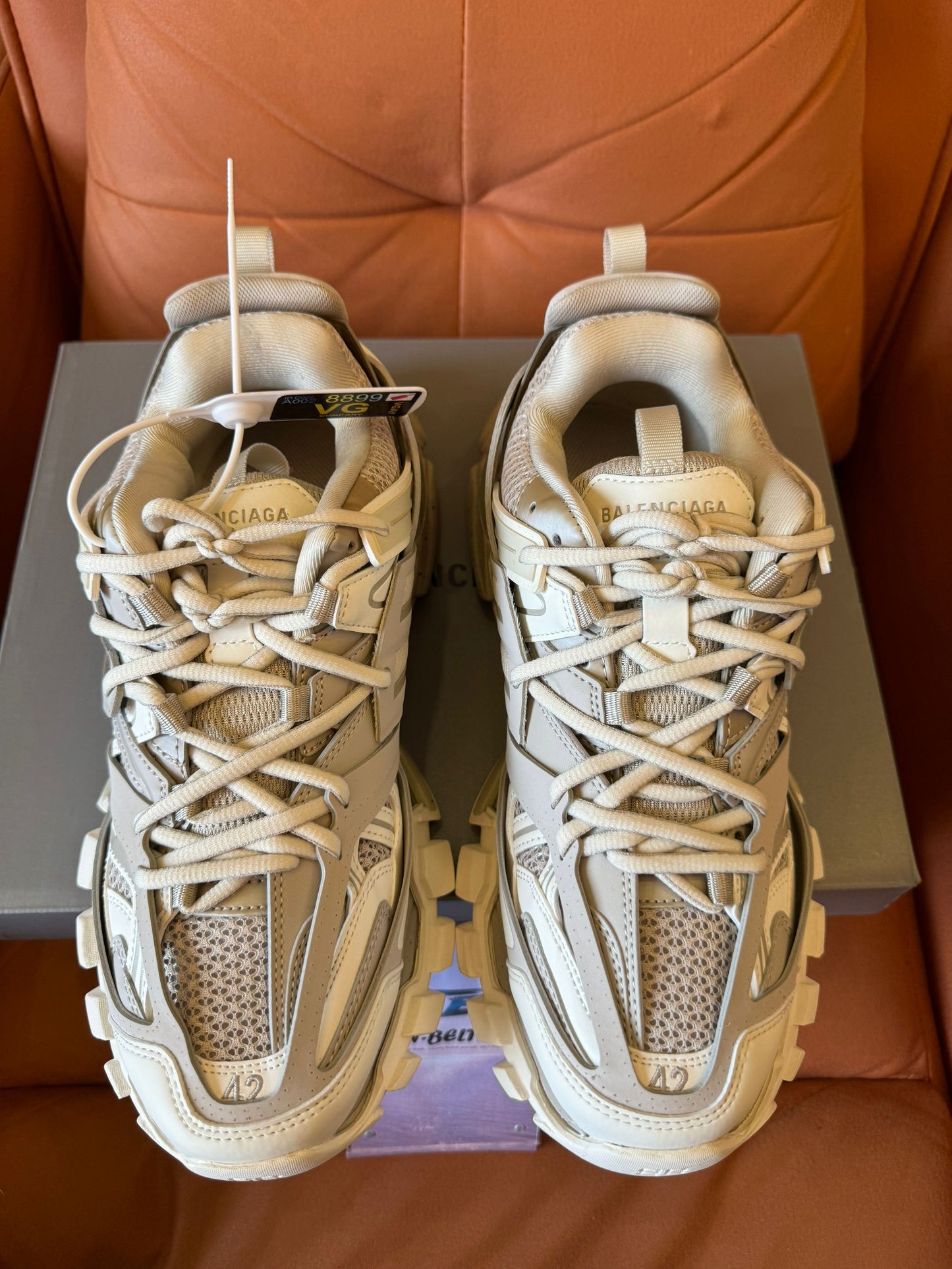 Balenciaga track beige sneakers