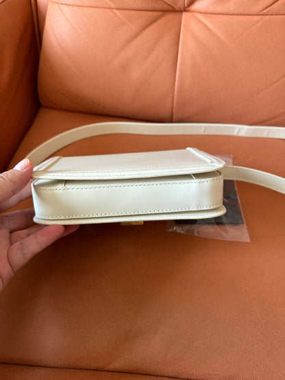 Saint Laurent solferino small bag in white calfskin