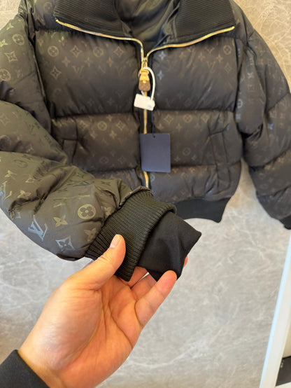 Louis Vuitton monogram puffer jacket