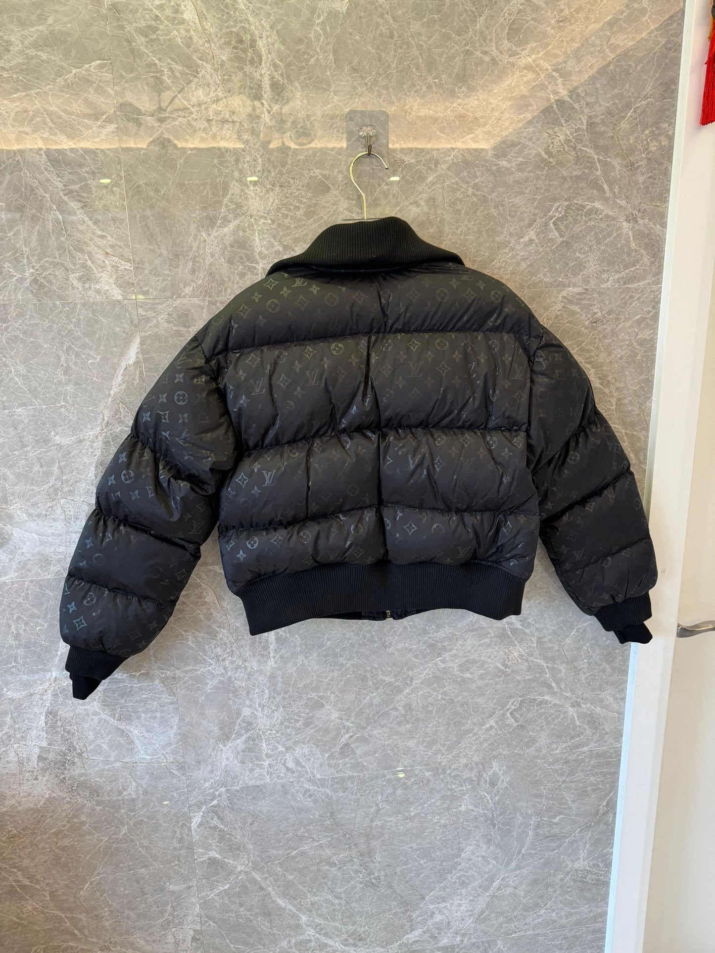 Louis Vuitton monogram puffer jacket