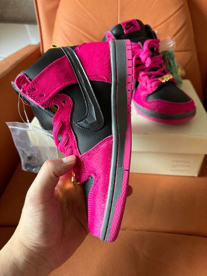 Nike Dunk High Premium "Pink Pony Hair"