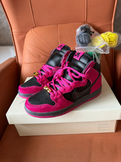 Nike Dunk High Premium "Pink Pony Hair"