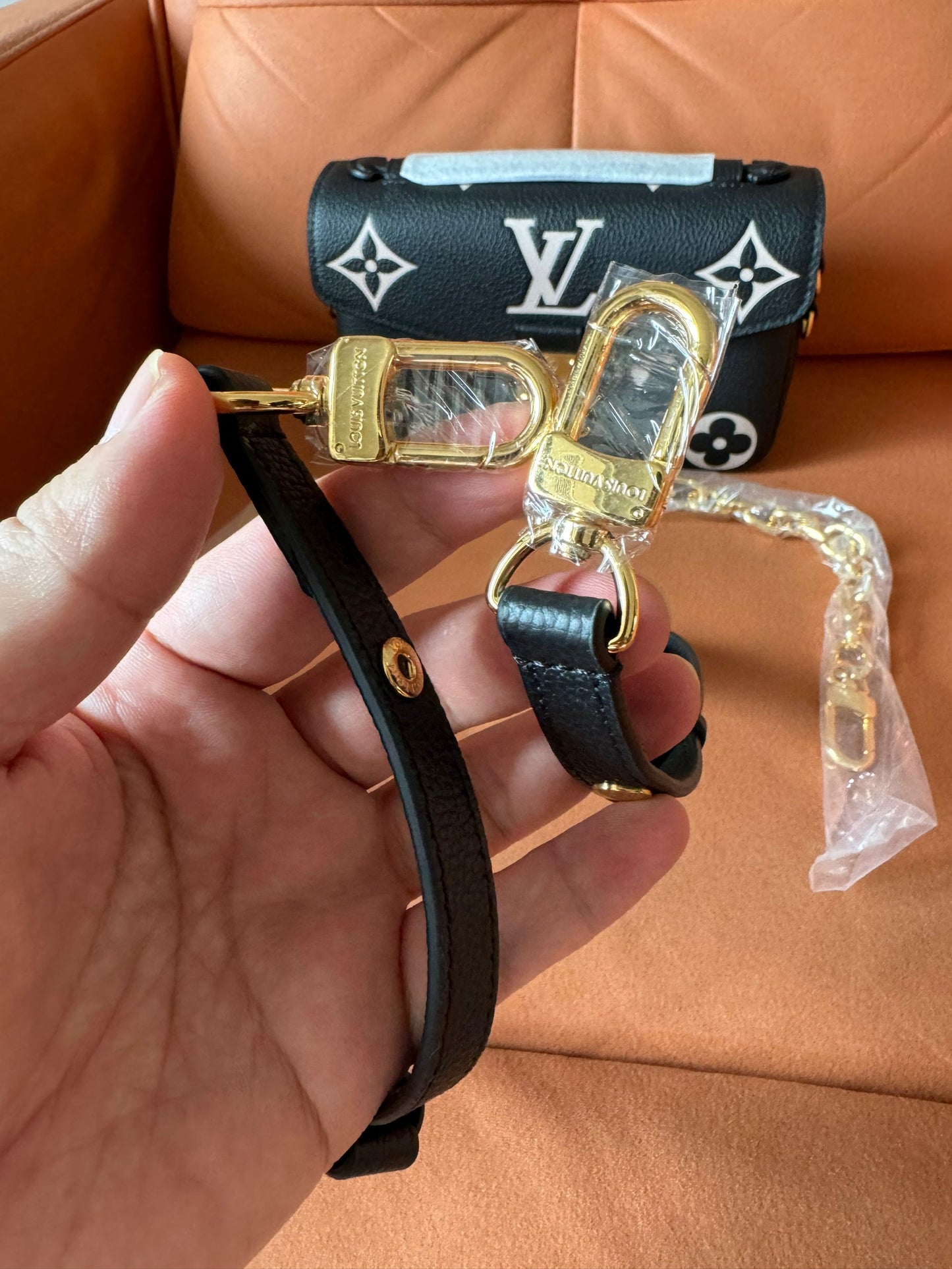 Louis Vuitton chain sling bags