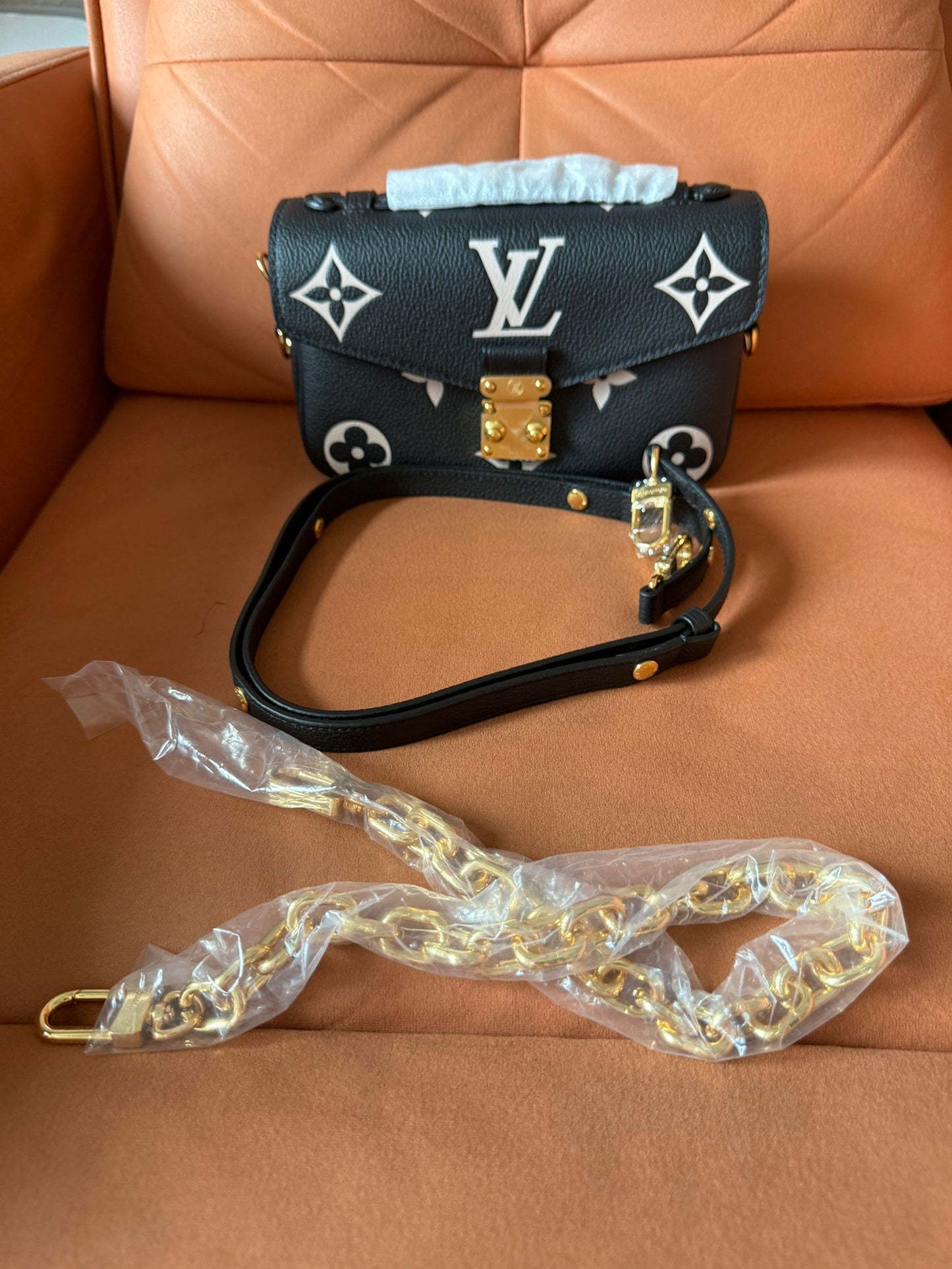 Louis Vuitton chain sling bags