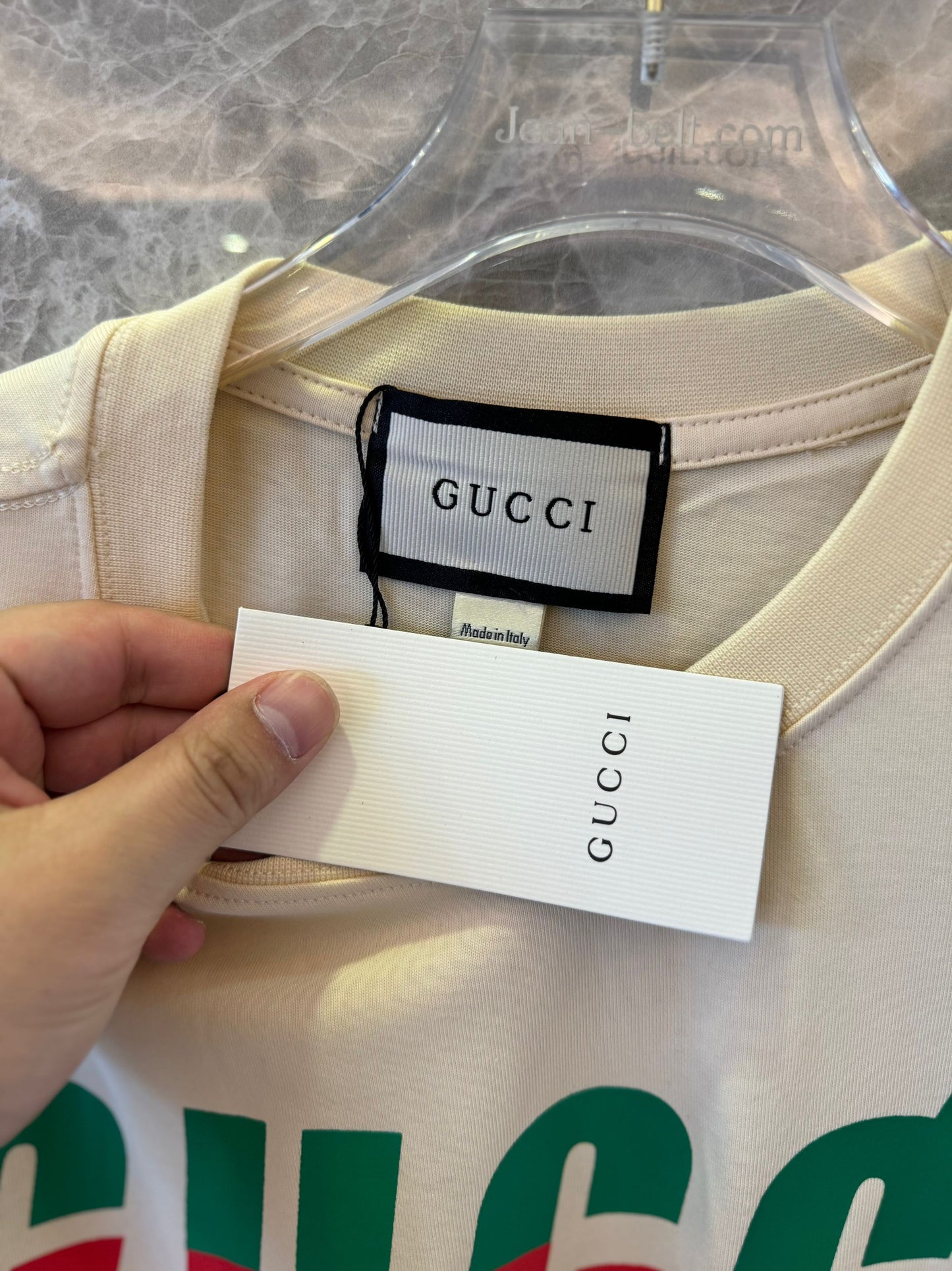 Gucci lightning bolt logo t-shirt