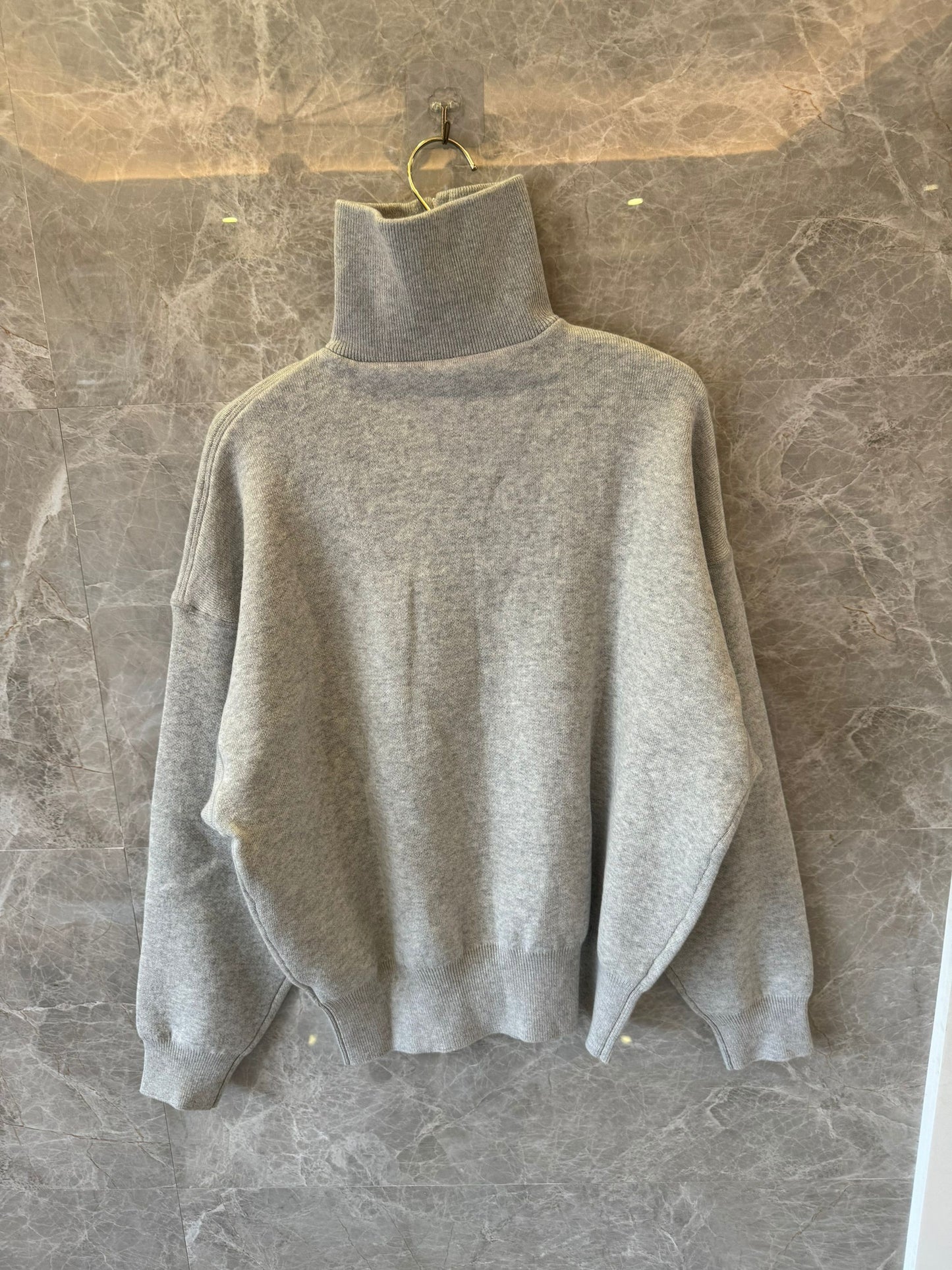 Isabel Marant grey high-neck sweatshirt