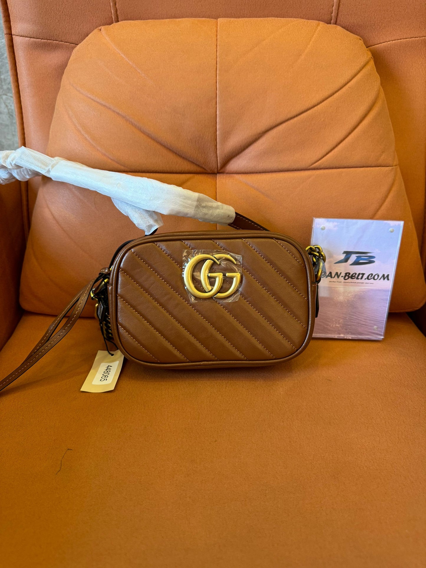 Gucci gg marmont small matelasse leather shoulder bag brown