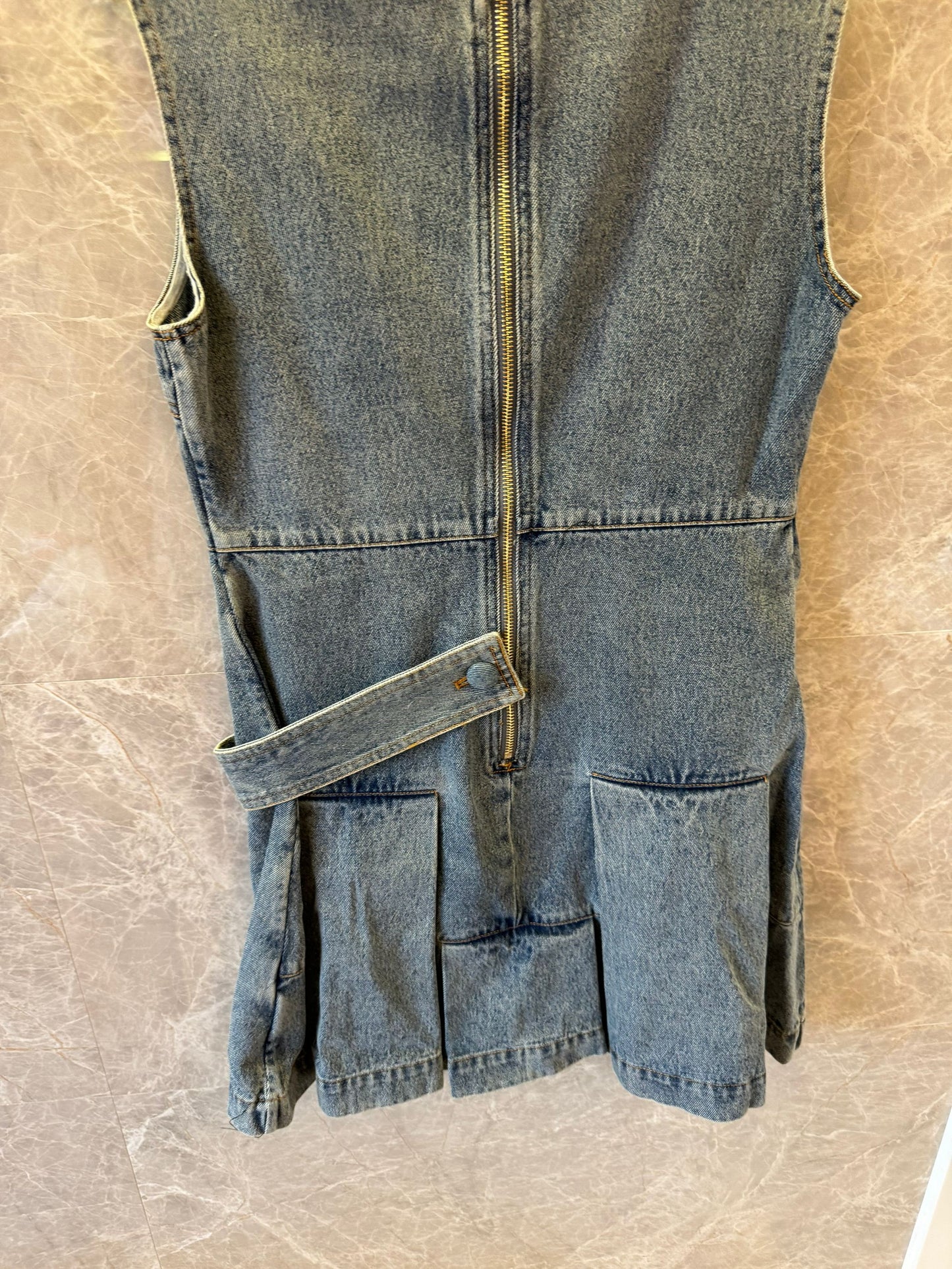 Louis Vuitton sleeveless denim dress