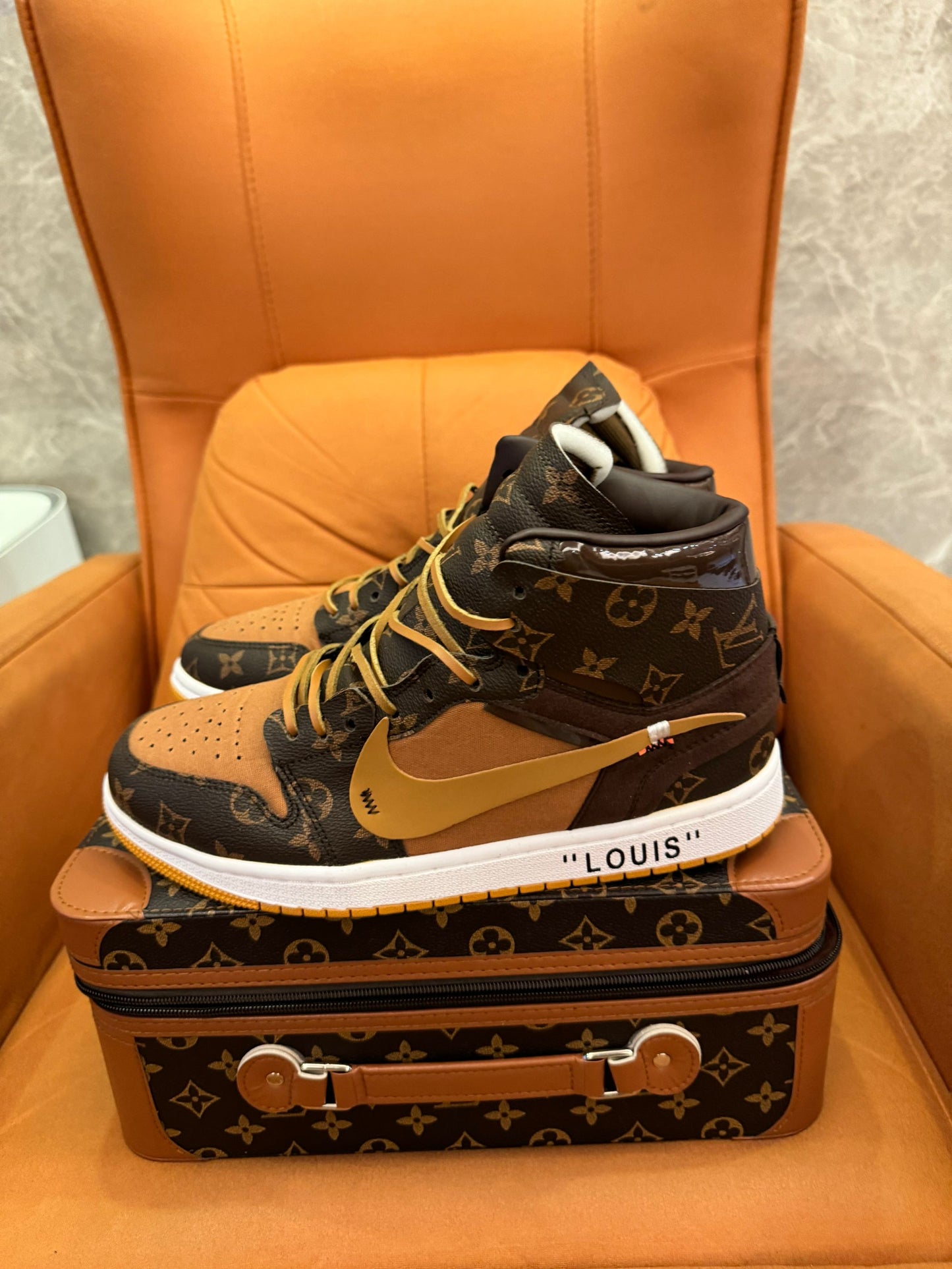 Louis Vuitton x Nike Air Jordan 1 high