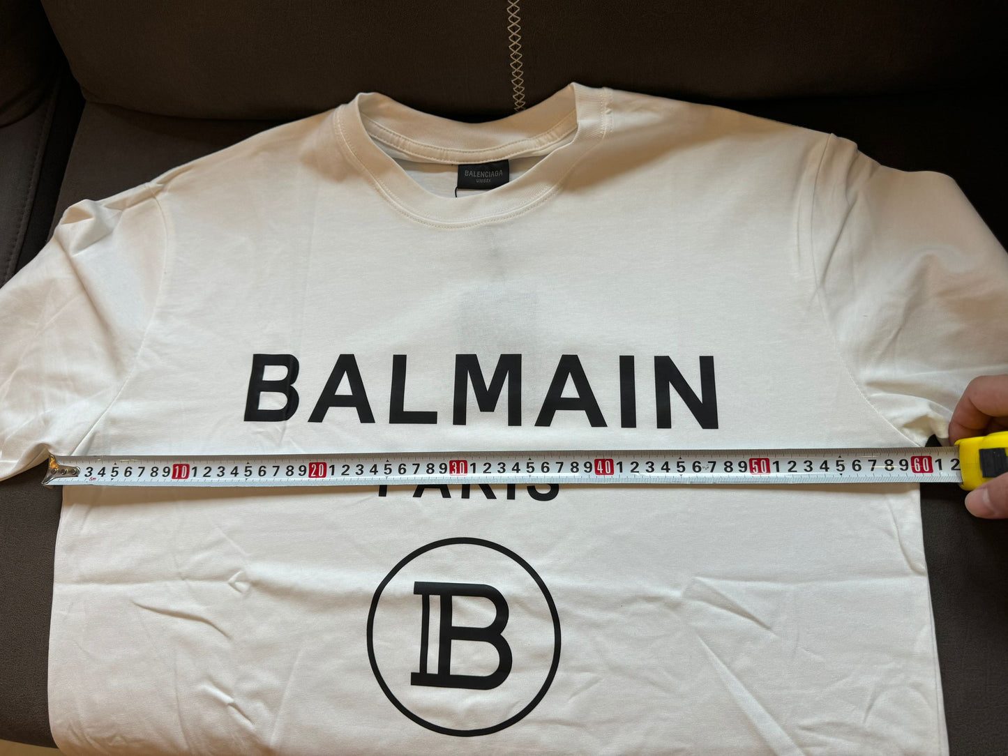 Balmain paris logo t-shirt