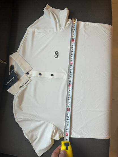 Ferragamo white polo shirt