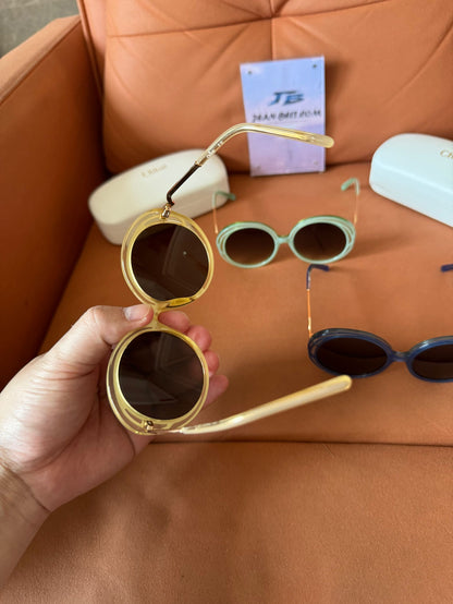 Chloé Rosie round oversized sunglasses - multi-color frames