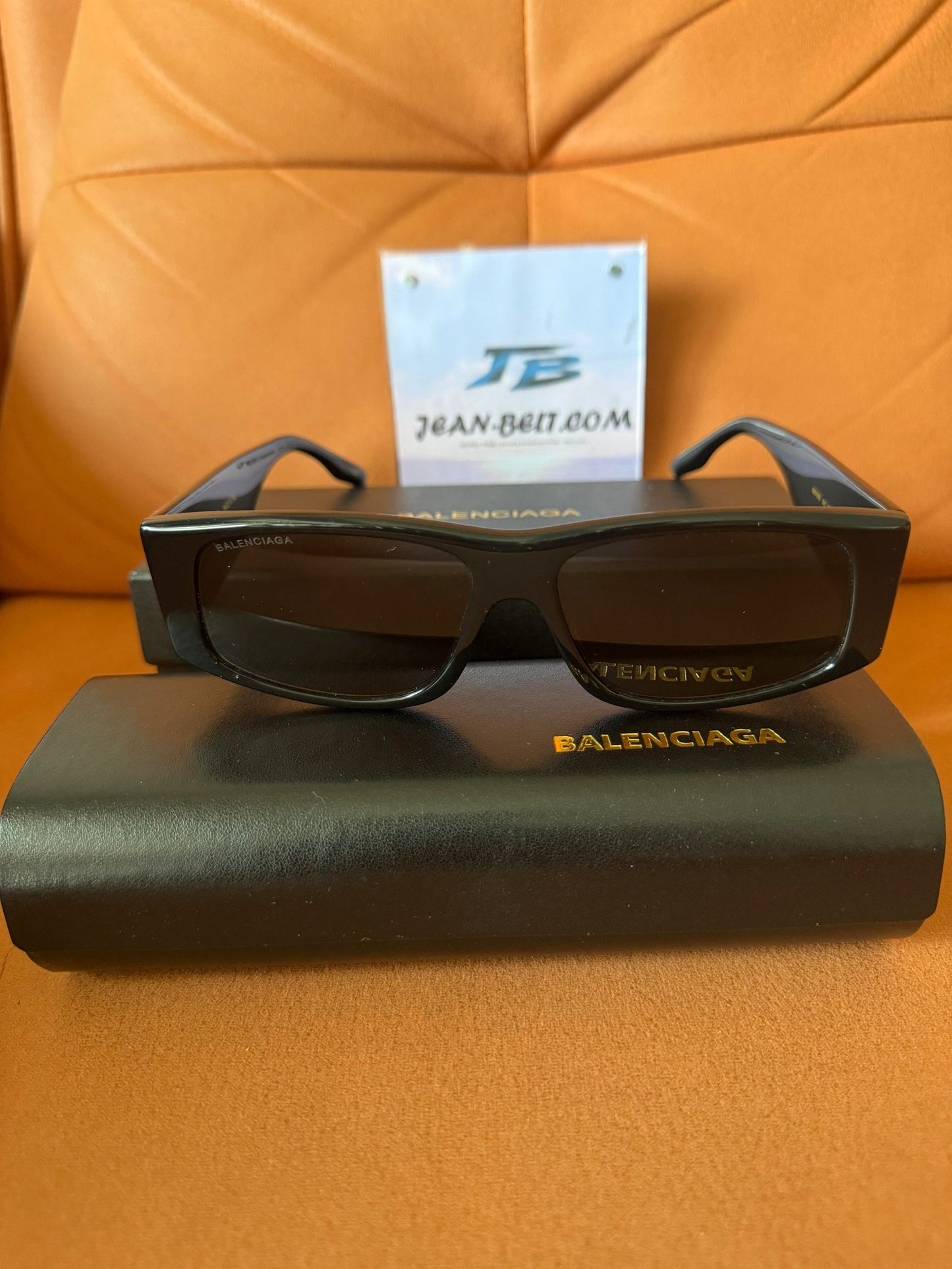 Balenciaga BB0140S rectangle sunglasses