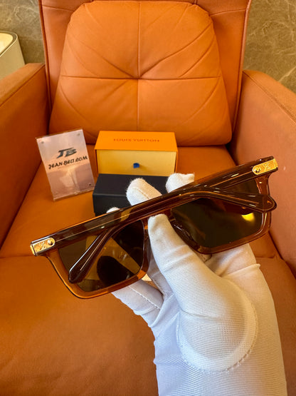 Louis Vuitton square sunglasses Z1123W - amber