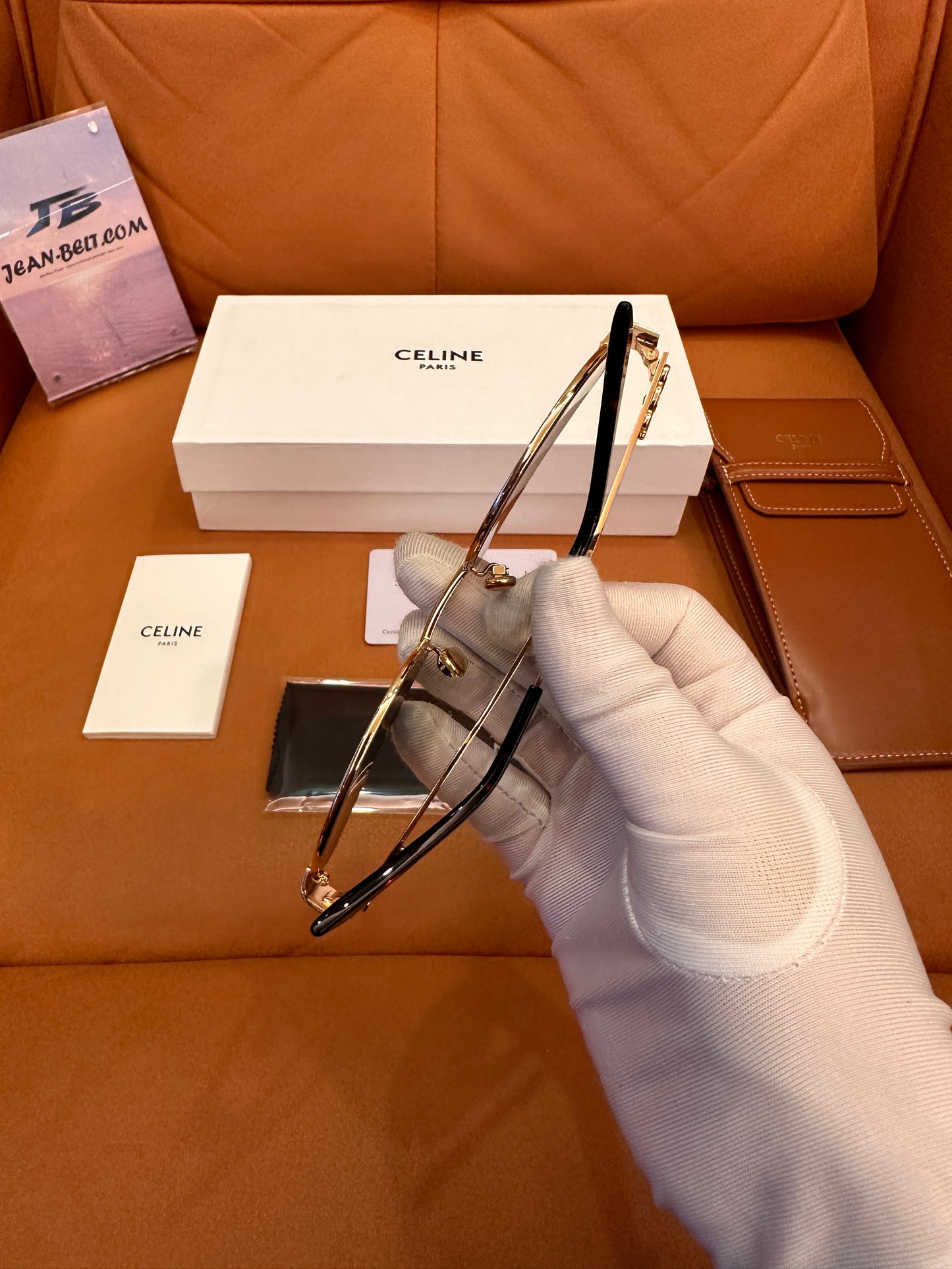 Celine Triomphe oval sunglasses