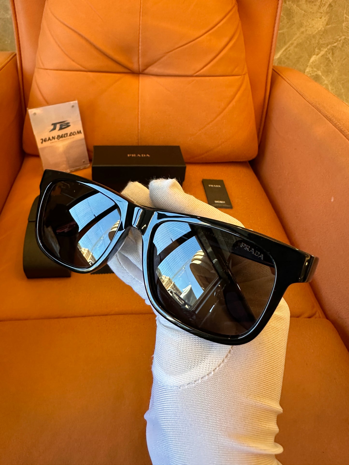 Prada Linea Rossa rectangle sunglasses