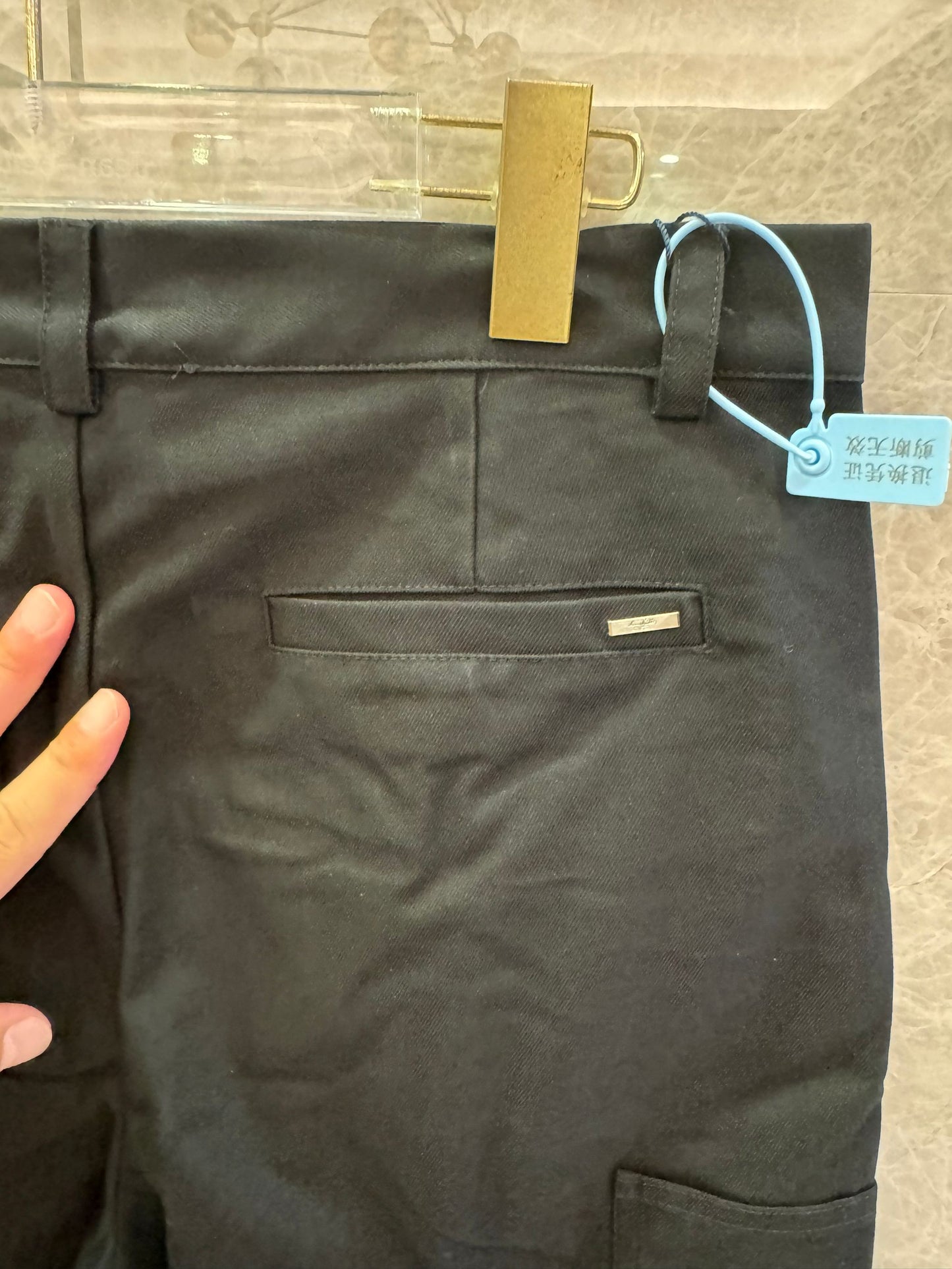 Louis Vuitton cargo pants with embroidered detail