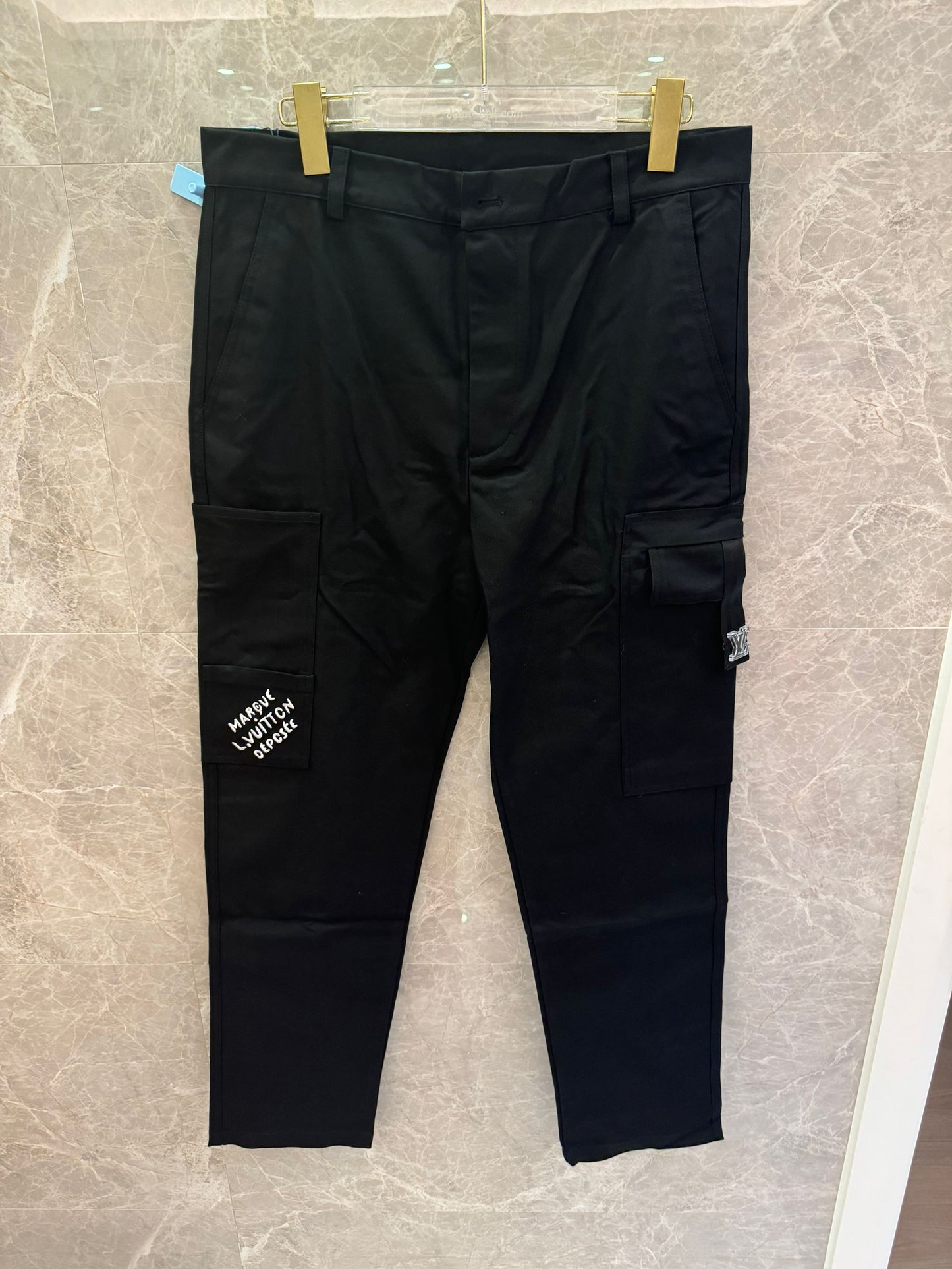 Louis Vuitton cargo pants with embroidered detail