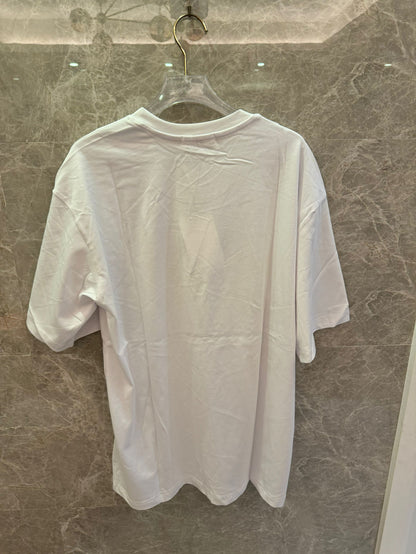 Celine logo t-shirt in white