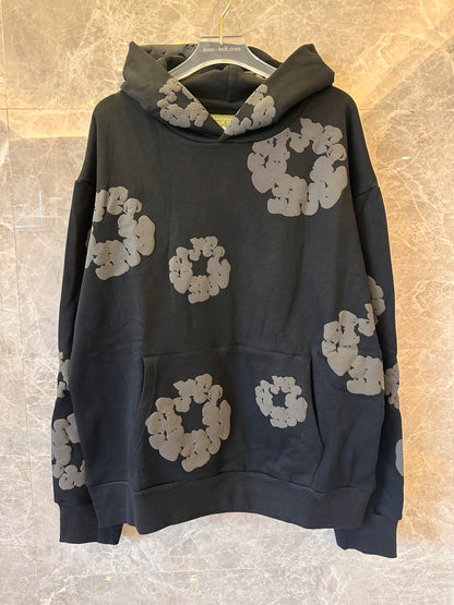 Denim Tears hoodie with cotton flower print - black