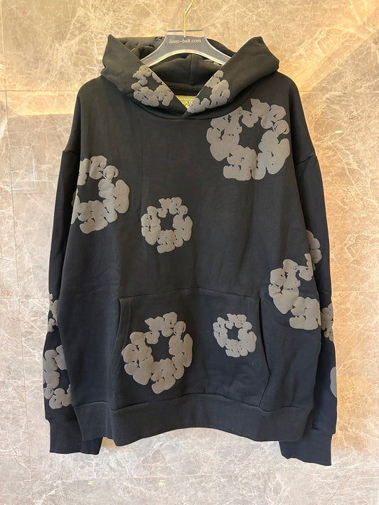 Denim Tears hoodie with cotton flower print - black