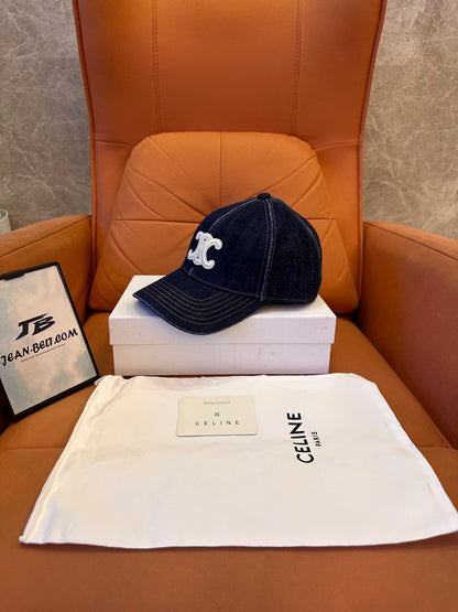 Celine denim baseball cap