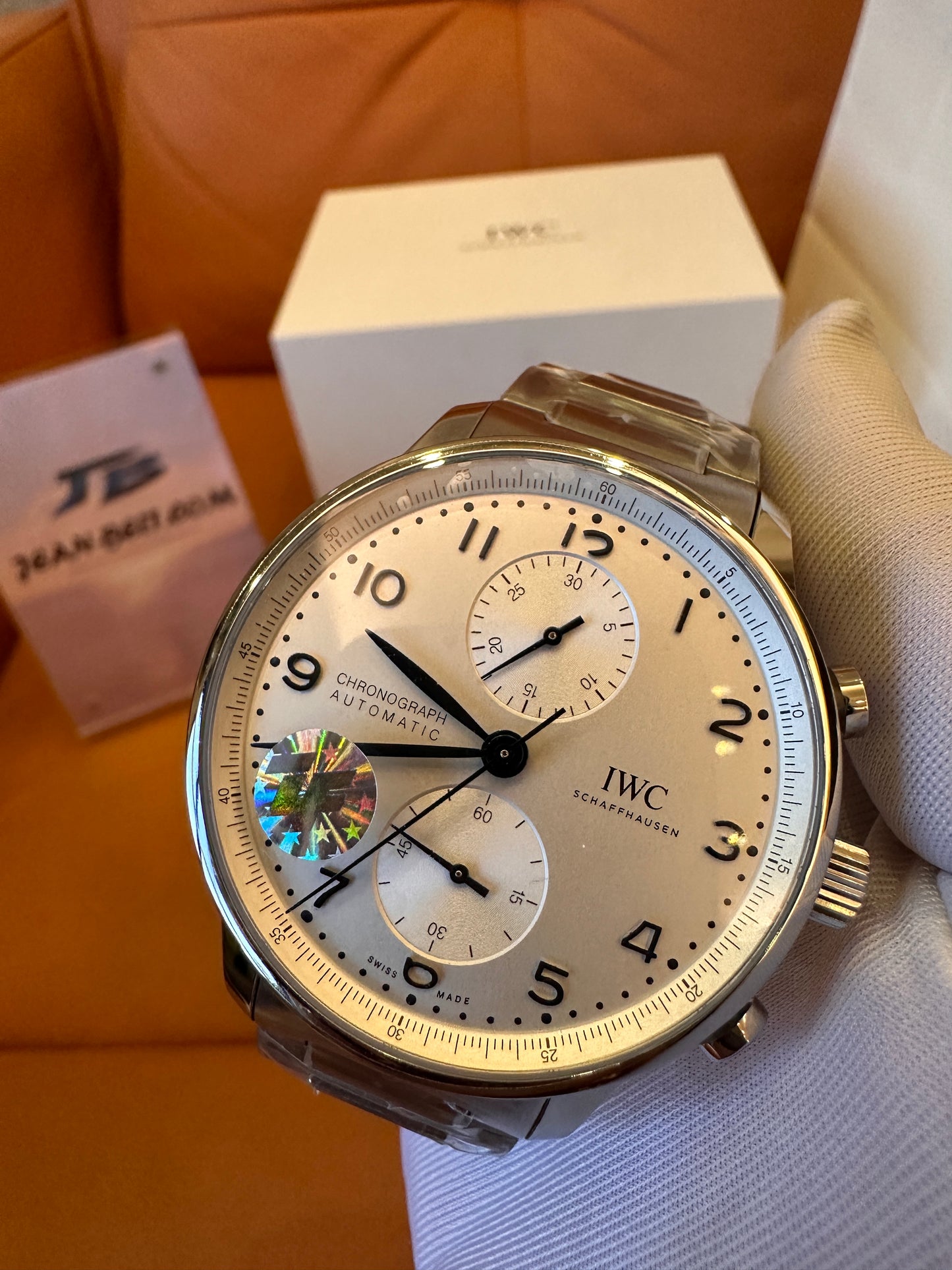 IWC portuguese chronograph 371617 41mm watch