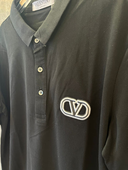 Valentino piqué polo shirt men