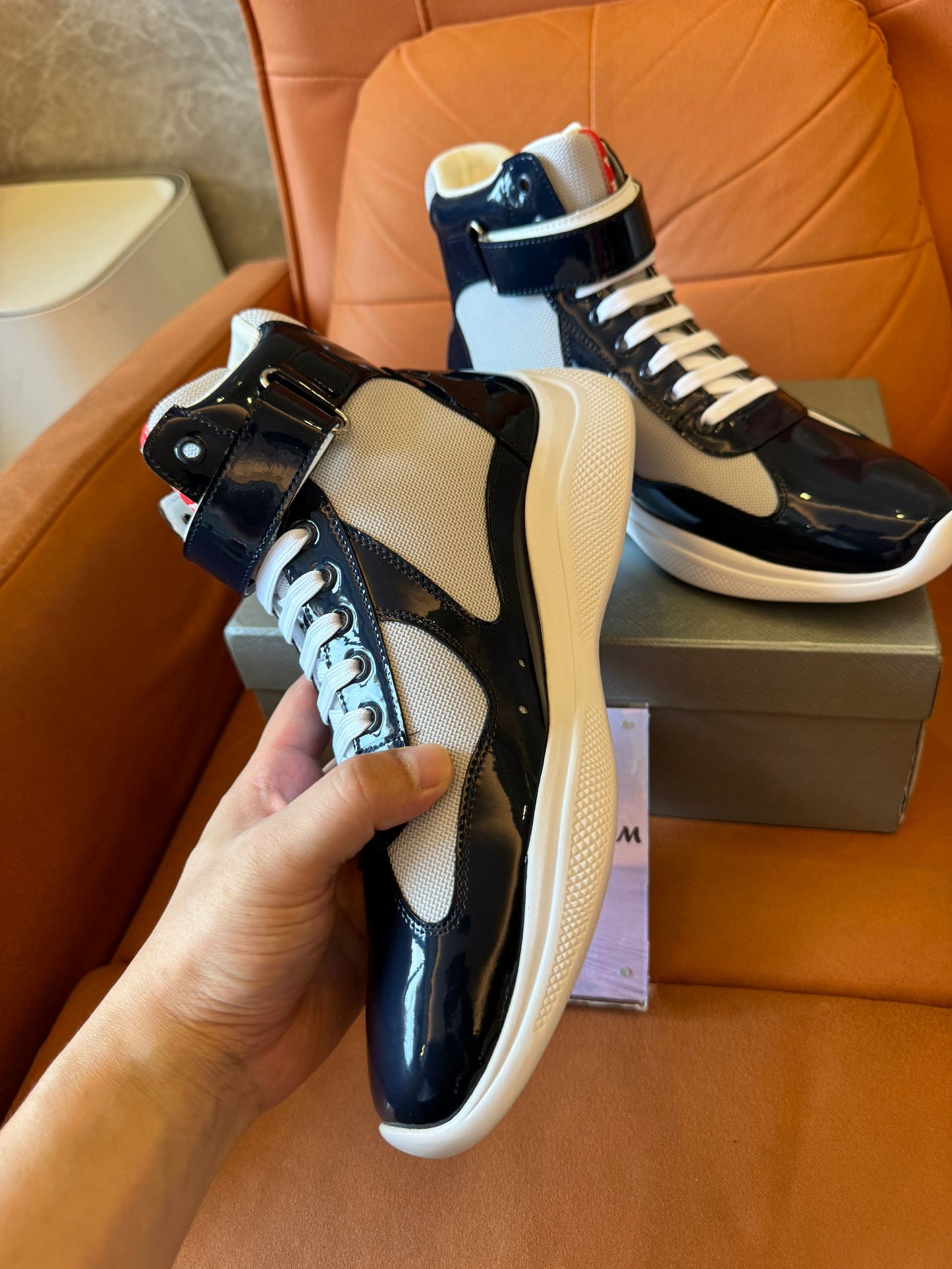 Prada high top sneakers for men