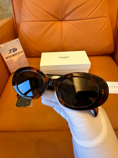 Celine triomphe 52mm oval sunglasses