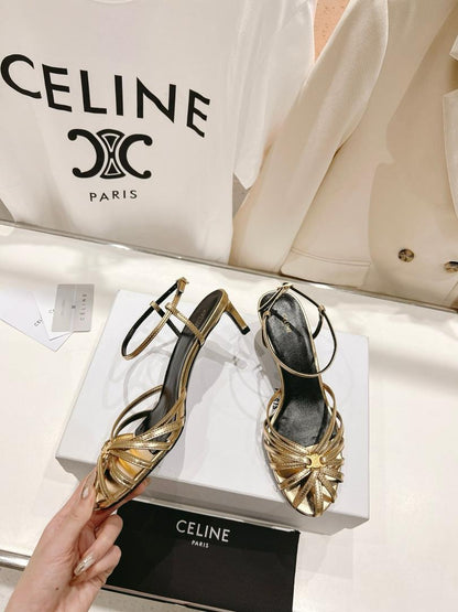 Celine gladiator shoes cream