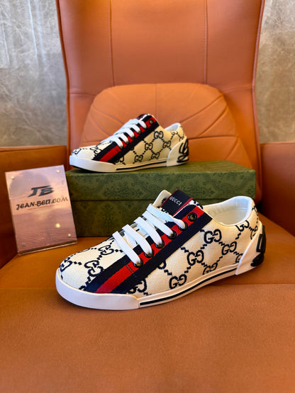 Gucci ace sneakers white monogram size 38-45