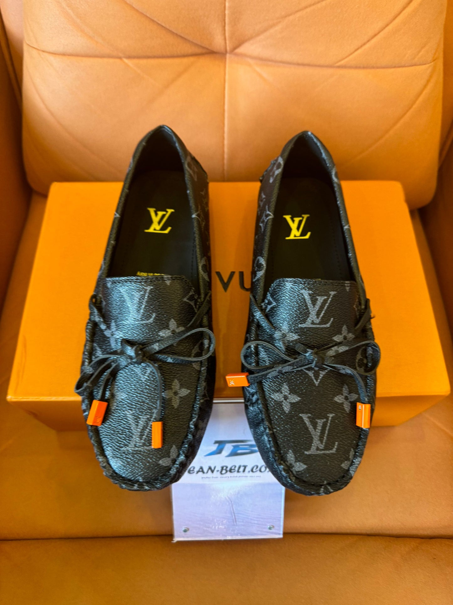 Louis Vuitton sneakers monogram driving shoes for unisex