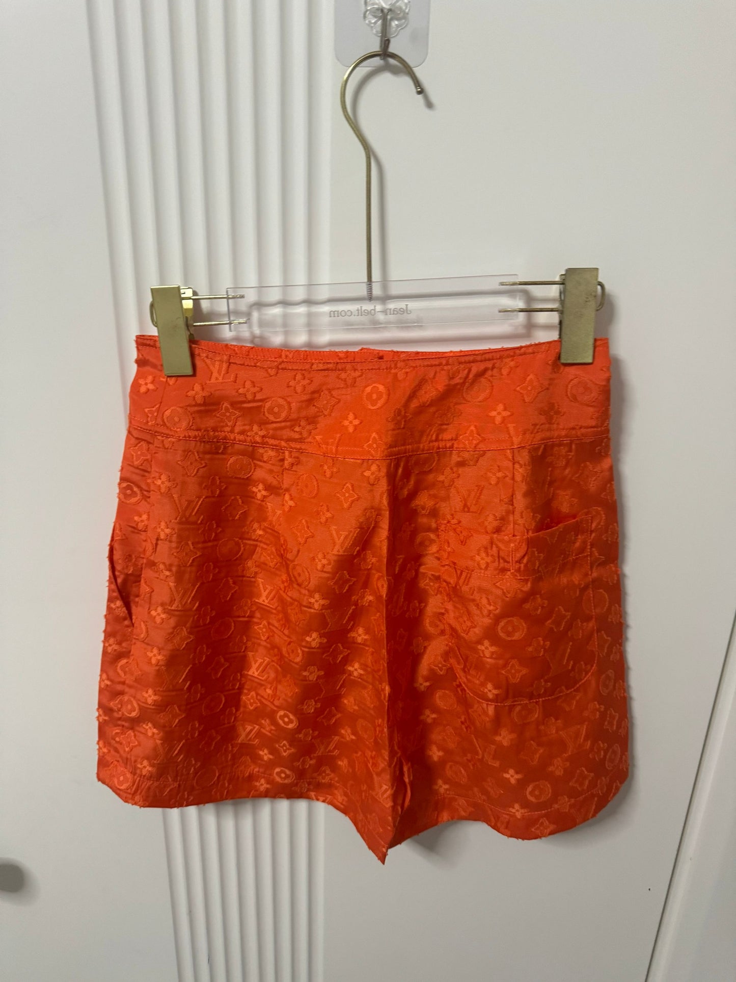 Louis Vuitton monogram fil coupeshorts bright orange