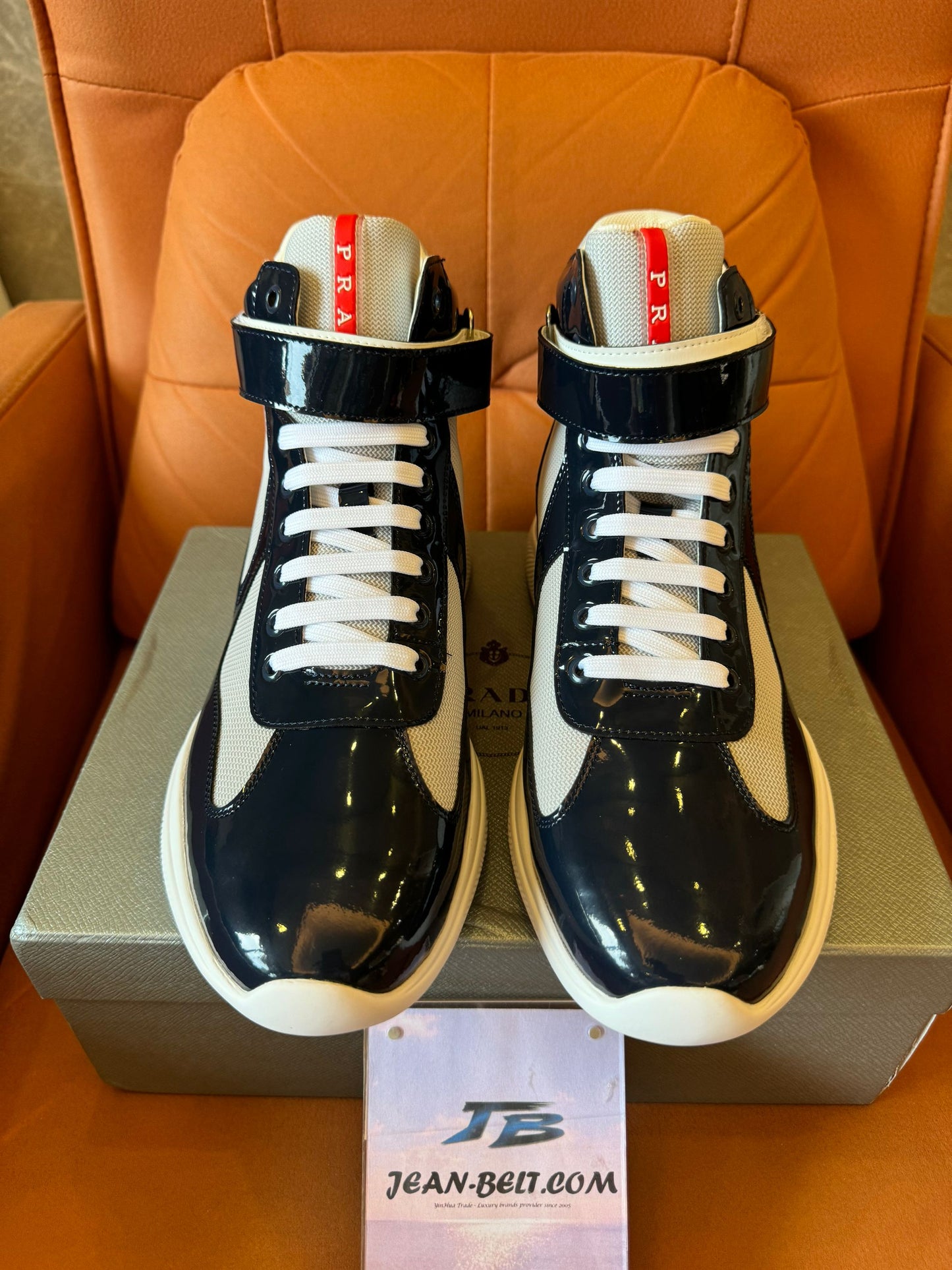 Prada high top sneakers for men