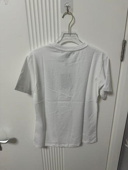 Louis Vuitton sunset sailboat tshirt milk white for women