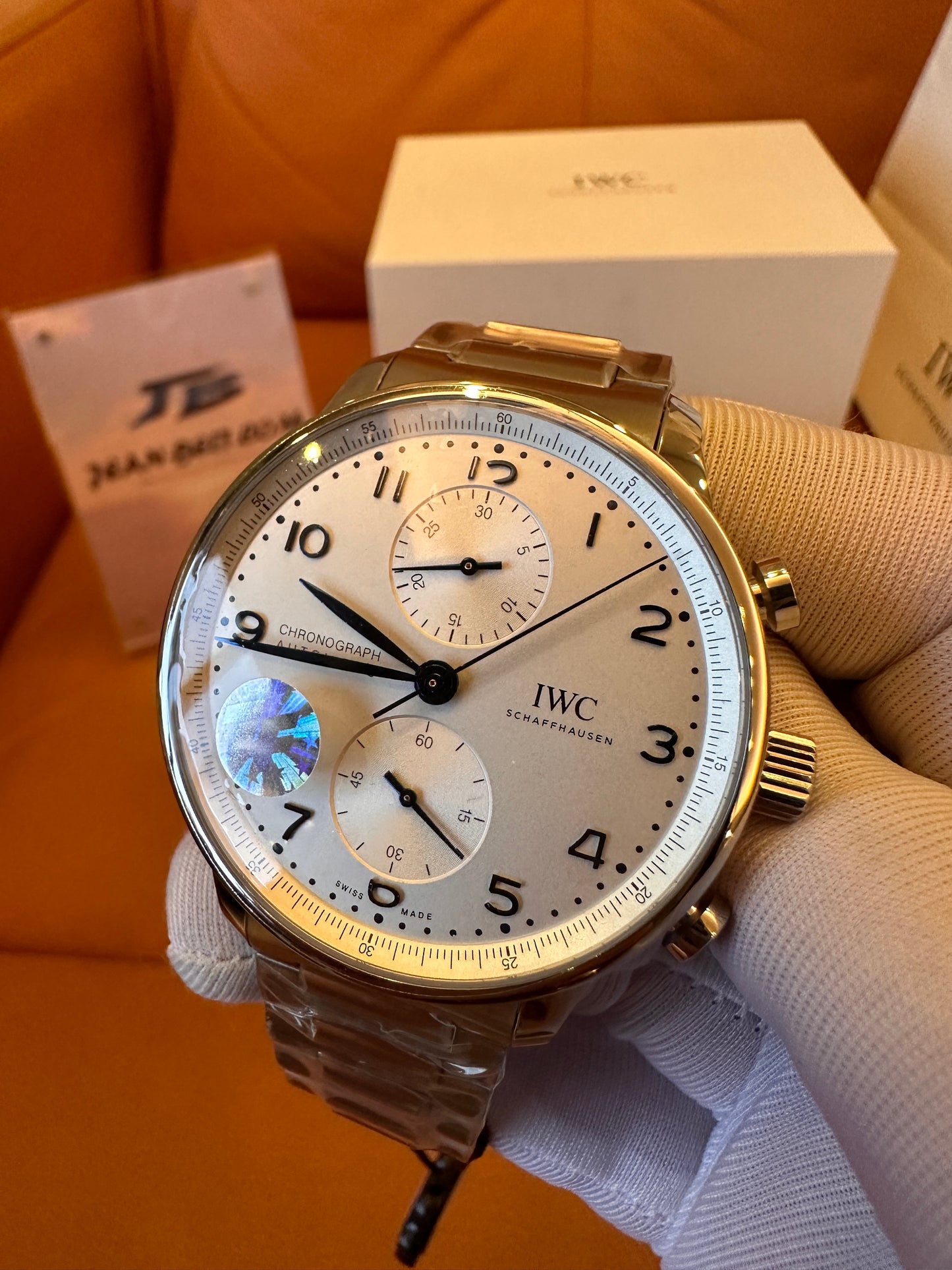 IWC portuguese chronograph 371617 41mm watch